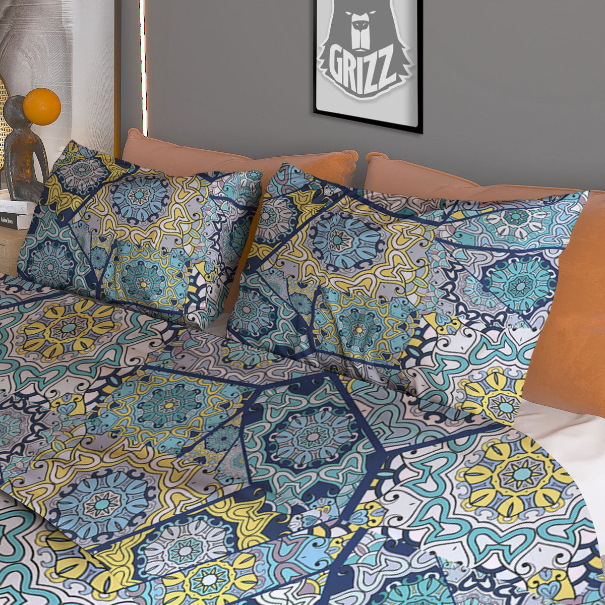 Patchwork Indian Floral Print Pattern Duvet Cover Bedding Set