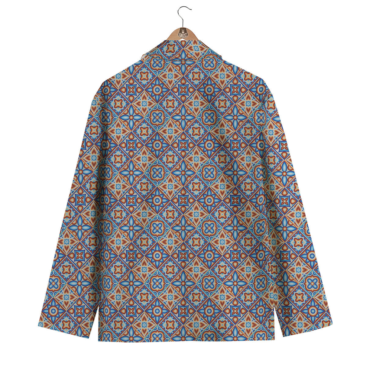 Patchwork Mosaic Print Pattern Men's Blazer-grizzshop