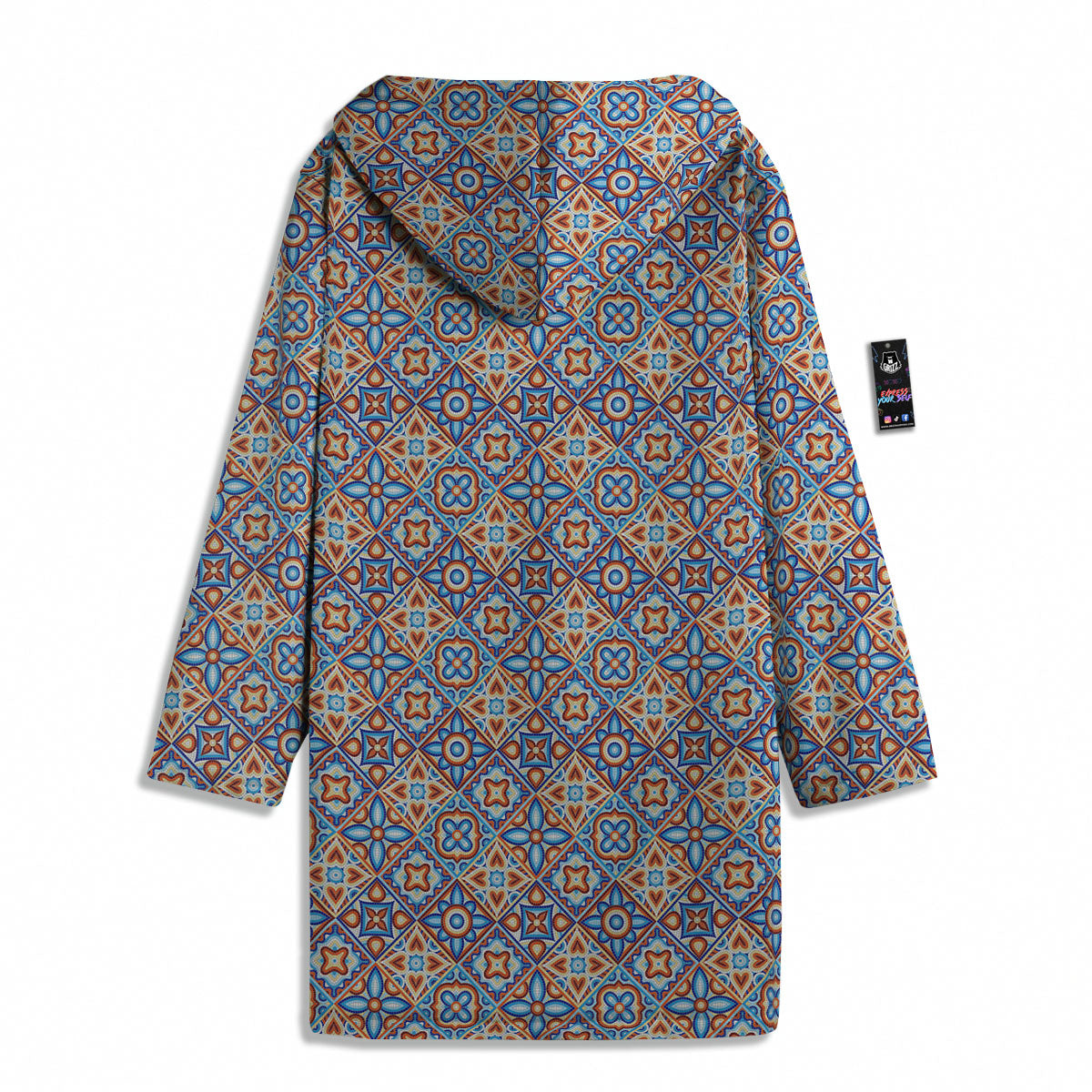 Patchwork Mosaic Print Pattern Men's Windbreaker Jacket-grizzshop