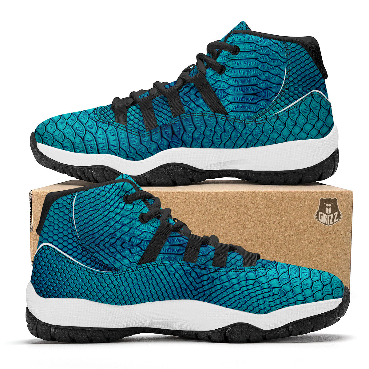 Patchwork Sunflowers Print Black Bball Shoes-grizzshop