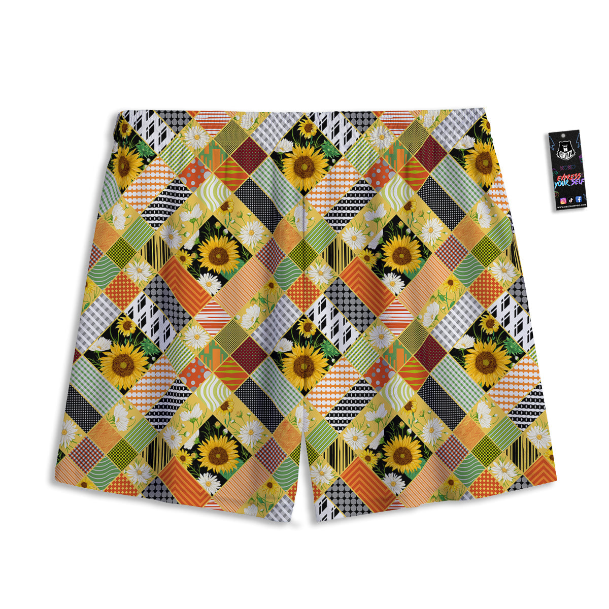 Playing Cards Four Jacks Print Pattern Mesh Shorts
