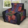 Patchwork Tartan And Bandana Print Pattern Recliner Protector-grizzshop