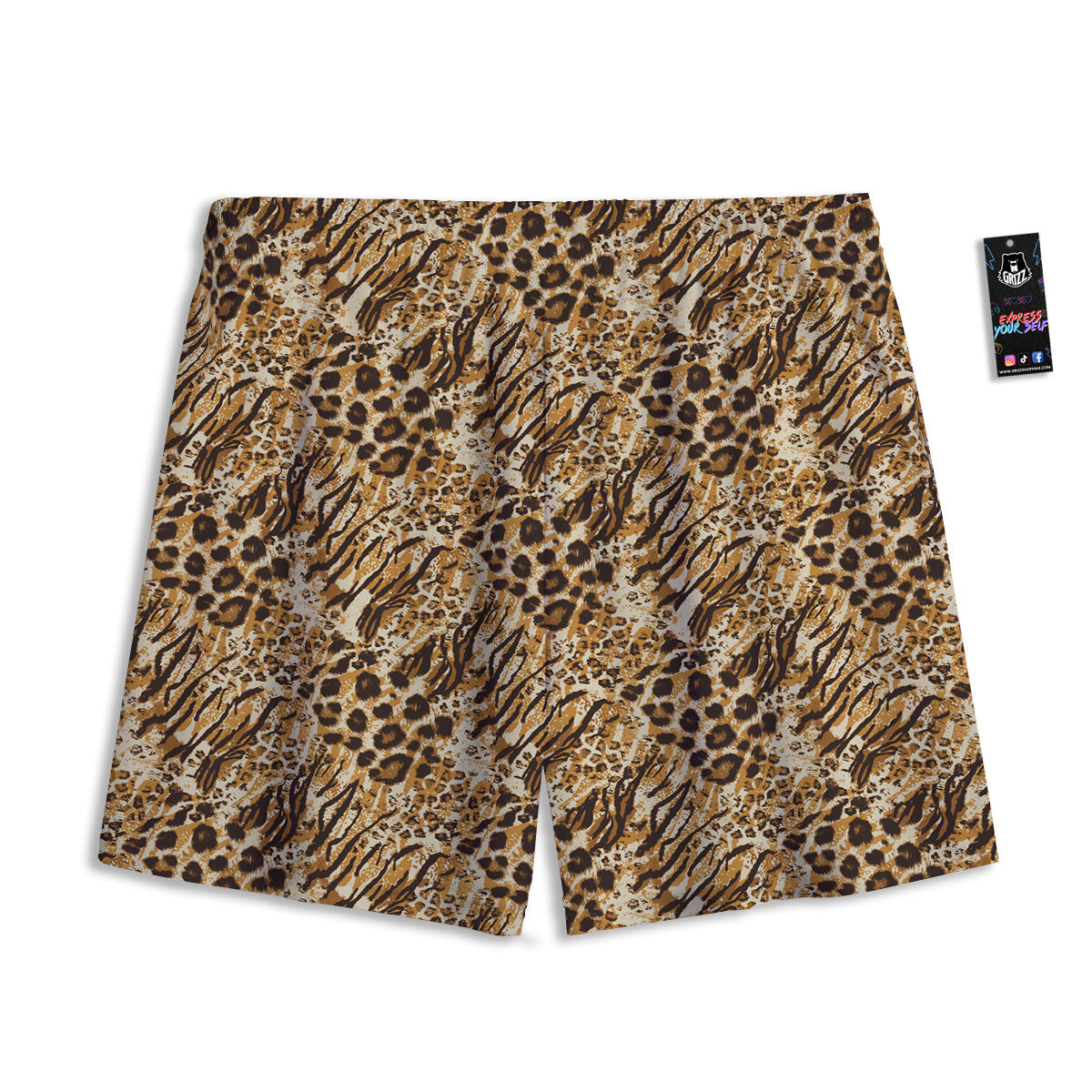 Playing Cards Four Kings Print Pattern Mesh Shorts