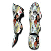 Patchwork Tropical Animal Muay Thai Shin Guards-grizzshop