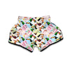 Patchwork Tropical Bird Muay Thai Boxing Shorts-grizzshop