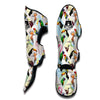 Patchwork Tropical Bird Muay Thai Shin Guards-grizzshop