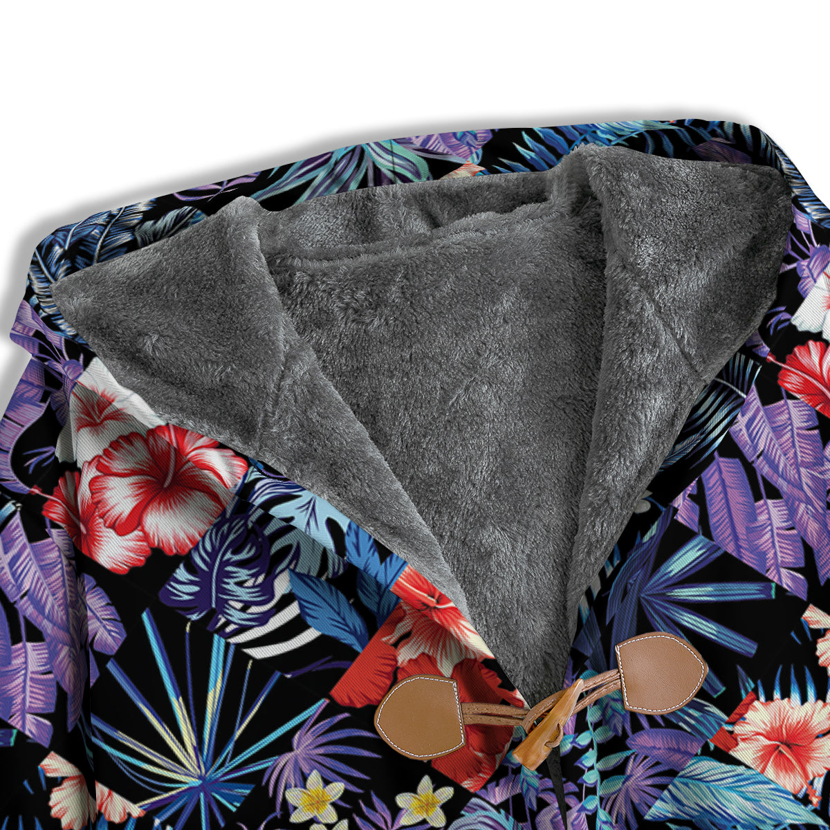 Patchwork Tropical Watercolor Print Pattern Men's Windbreaker Jacket-grizzshop