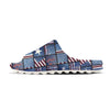 Patchwork USA Denim Print Pattern Sandals-grizzshop