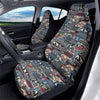 Patchwork Ugly Snowflake And Knitted Print Pattern Car Seat Covers-grizzshop