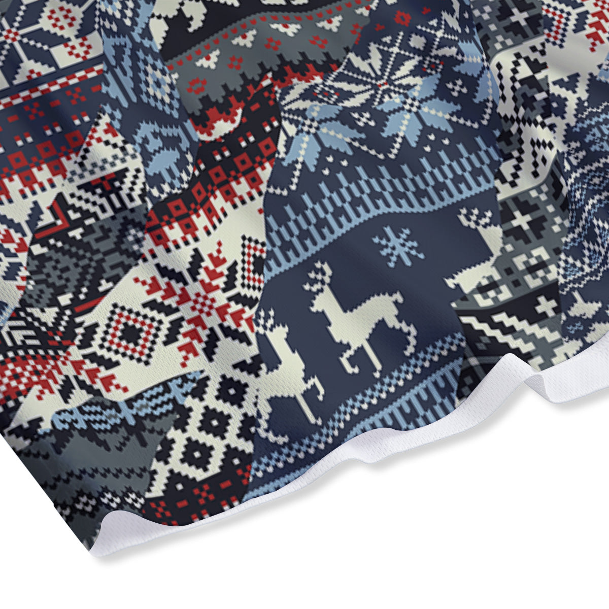 Playing Cards Four Queens Print Mesh Shorts