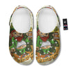 Patrick's Day Cute Shamrock Saint Print Clog-grizzshop