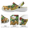 Patrick's Day Cute Shamrock Saint Print Clog-grizzshop