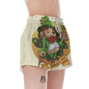 Patrick's Day Cute Shamrock Saint Print Women's Shorts-grizzshop