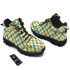 Patrick's Day Irish Plaid Print Hiking Shoes-grizzshop