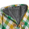 Patrick's Day Irish Plaid Print Men's Windbreaker Jacket-grizzshop