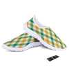 Patrick's Day Irish Plaid Print Nurse Shoes-grizzshop