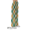 Patrick's Day Irish Plaid Print Pajama Pants-grizzshop