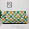 Patrick's Day Irish Plaid Print Sofa Cover-grizzshop