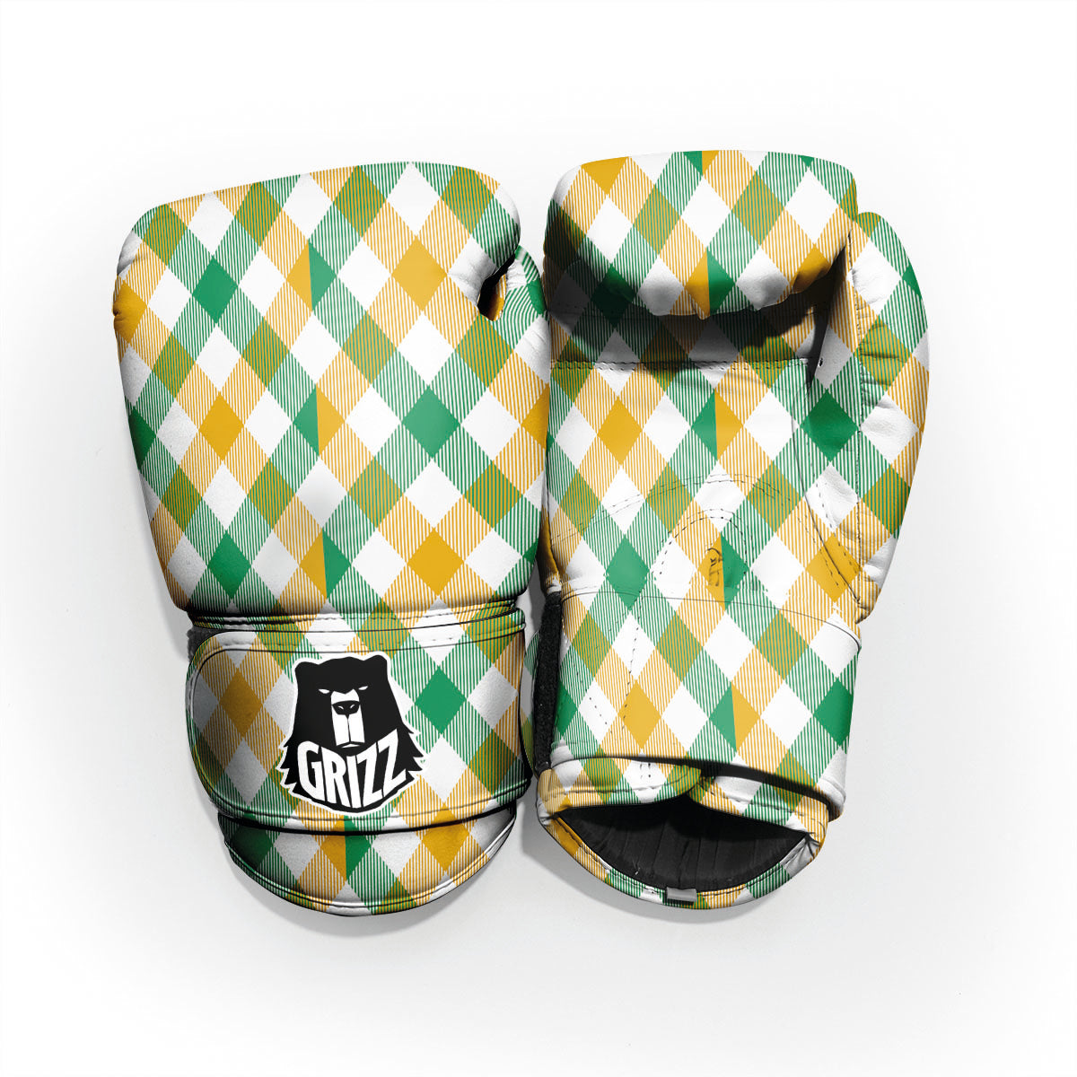 Patrick's Day Irish Plaid Print Pro Boxing Glove