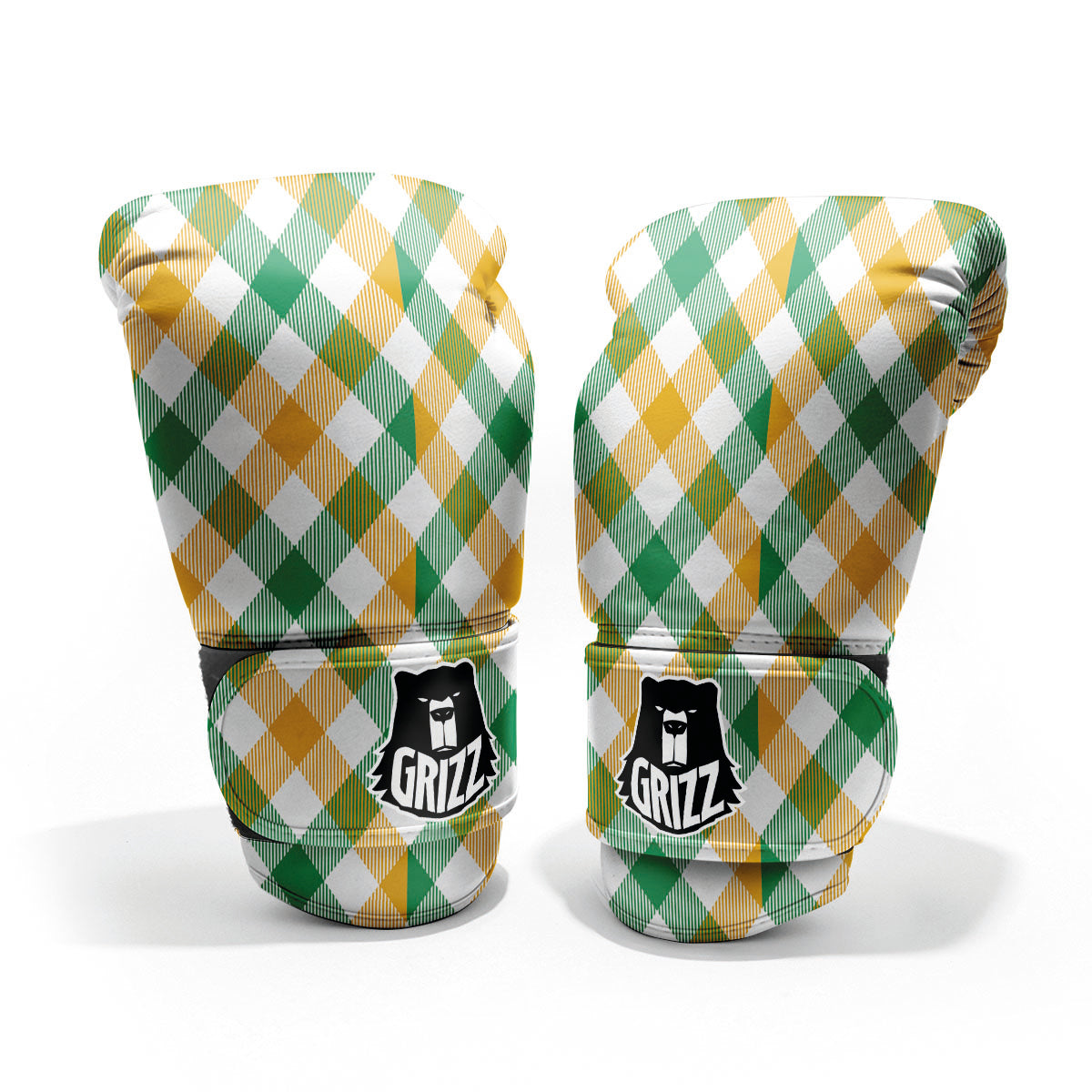 Patrick's Day Irish Plaid Print Pro Boxing Glove