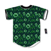 Patrick's Day Watercolor Saint Print Pattern Baseball Jersey-grizzshop