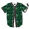 Patrick's Day Watercolor Saint Print Pattern Baseball Jersey-grizzshop