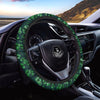 Patrick's Day Watercolor Saint Print Pattern Car Steering Wheel Cover-grizzshop