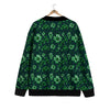 Patrick's Day Watercolor Saint Print Pattern Cardigan-grizzshop