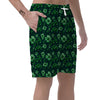 Patrick's Day Watercolor Saint Print Pattern Men's Shorts-grizzshop