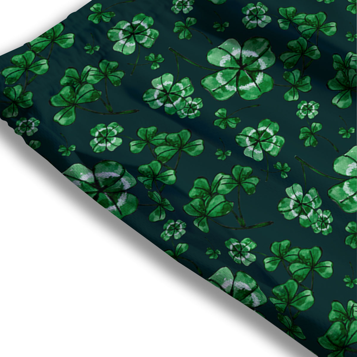 Patrick's Day Watercolor Saint Print Pattern Mesh Shorts
