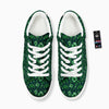 Patrick's Day Watercolor Saint Print Pattern Platform Shoes-grizzshop