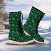 Patrick's Day Watercolor Saint Print Pattern Snow Boots-grizzshop