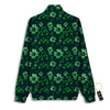 Patrick's Day Watercolor Saint Print Pattern Track Jacket-grizzshop