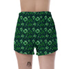 Patrick's Day Watercolor Saint Print Pattern Women's Shorts-grizzshop