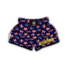 Patriot Usa Pattern Print Muay Thai Boxing Shorts-grizzshop