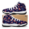 Patriot Usa Pattern Print White Bball Shoes-grizzshop