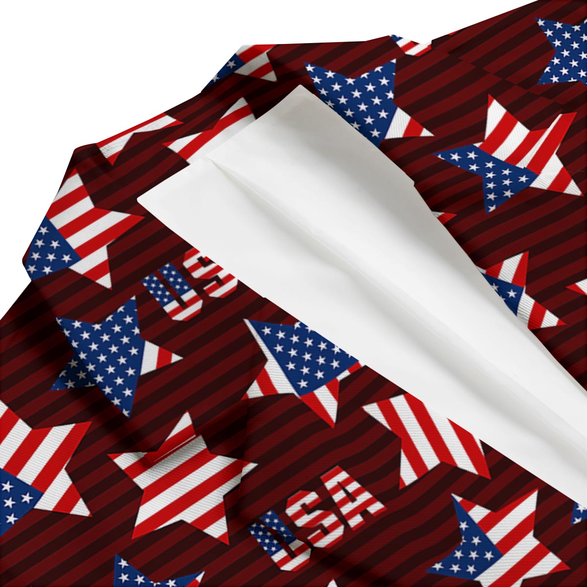 Patriot Usa Print Pattern Men's Blazer-grizzshop