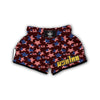 Patriot Usa Print Pattern Muay Thai Boxing Shorts-grizzshop