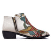 Patriotic Art Statue Of Liberty Print Ankle Boots-grizzshop