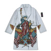 Patriotic Art Statue Of Liberty Print Bathrobe-grizzshop