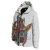 Patriotic Art Statue Of Liberty Print Down Jacket-grizzshop