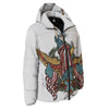 Patriotic Art Statue Of Liberty Print Down Jacket-grizzshop