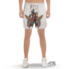 Patriotic Art Statue Of Liberty Print Men's Gym Shorts-grizzshop