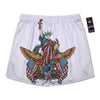 Patriotic Art Statue Of Liberty Print Men's Running Shorts-grizzshop