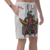 Patriotic Art Statue Of Liberty Print Men's Shorts-grizzshop