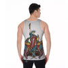 Patriotic Art Statue Of Liberty Print Men's Tank Top-grizzshop