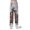 Patriotic Art Statue Of Liberty Print Pajama Pants-grizzshop