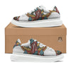 Patriotic Art Statue Of Liberty Print Platform Shoes-grizzshop