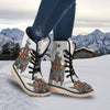 Patriotic Art Statue Of Liberty Print Snow Boots-grizzshop