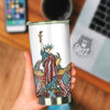 Patriotic Art Statue Of Liberty Print Tumbler-grizzshop